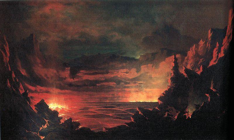 Jules Tavernier Kilauea Caldera